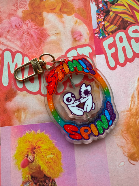TBH/ADHD Creature Stim Spin Keychain