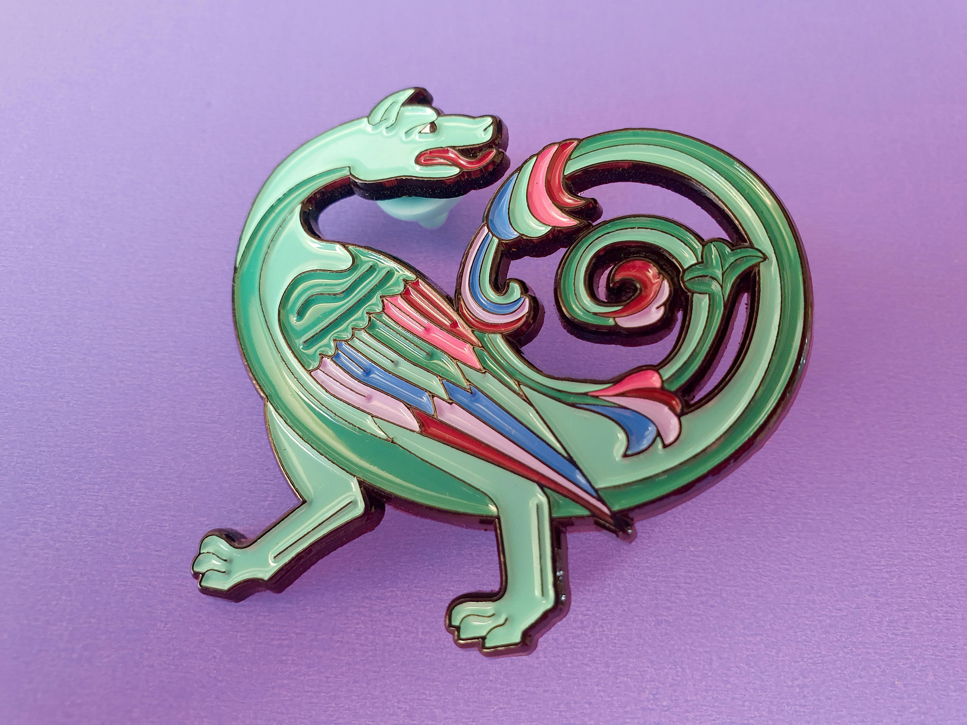 Dragon pin