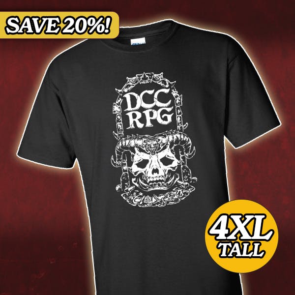 DCC Demon Skull T-Shirt (size 4XL Tall)