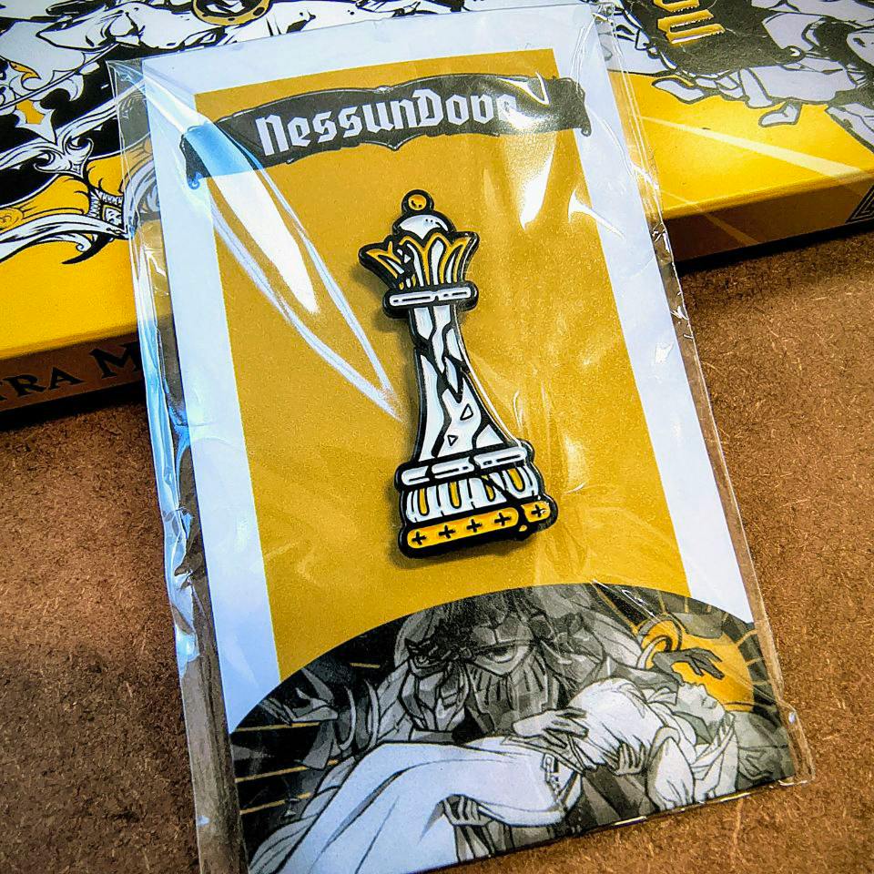 Your Crumbling Queen - Our Queen Crumbles enamel pin