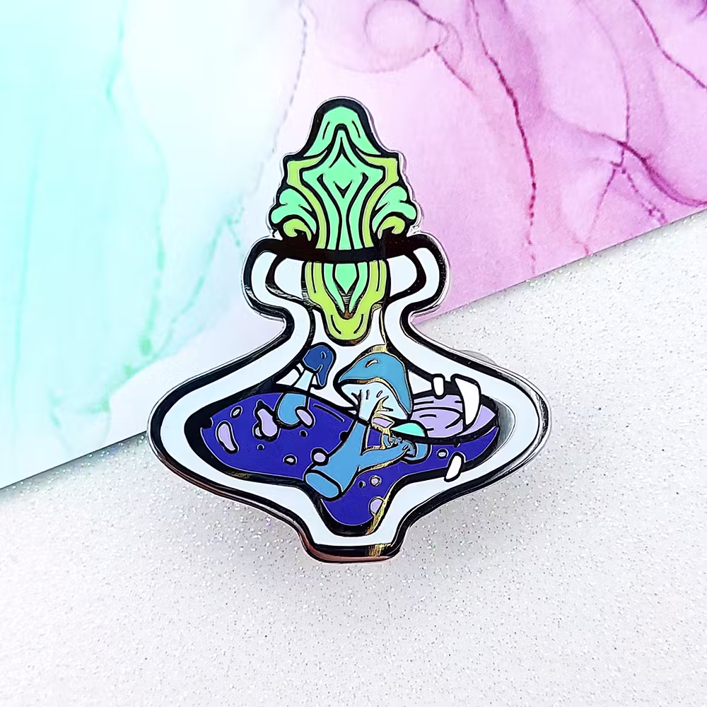  "Purple Mushroom Potion" Enamel Pin