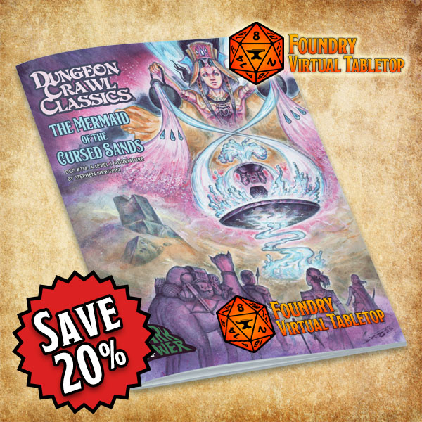 DCC #114: The Mermaid of the Cursed Sands (Foundry VTT)