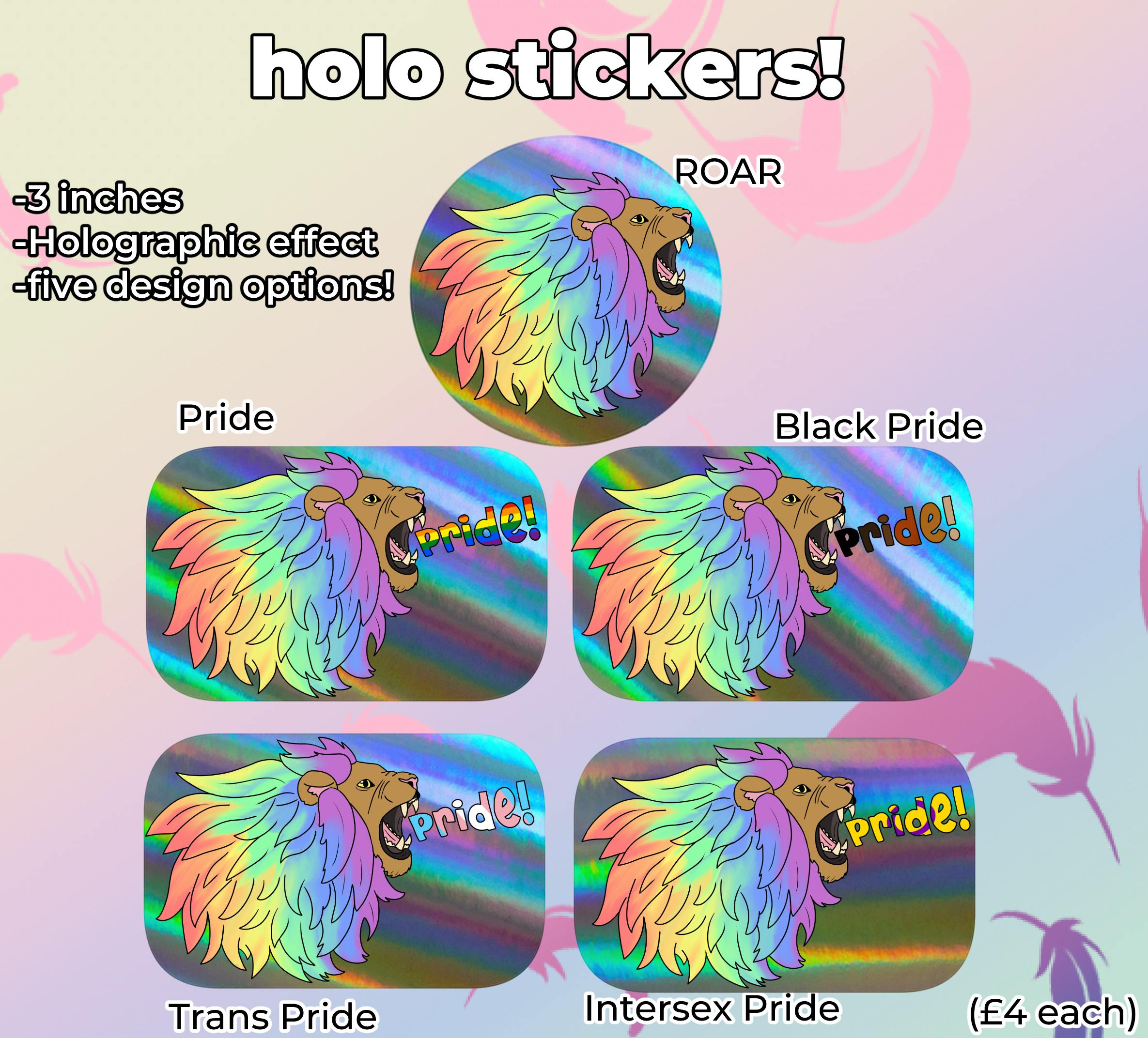 Holographic sticker 