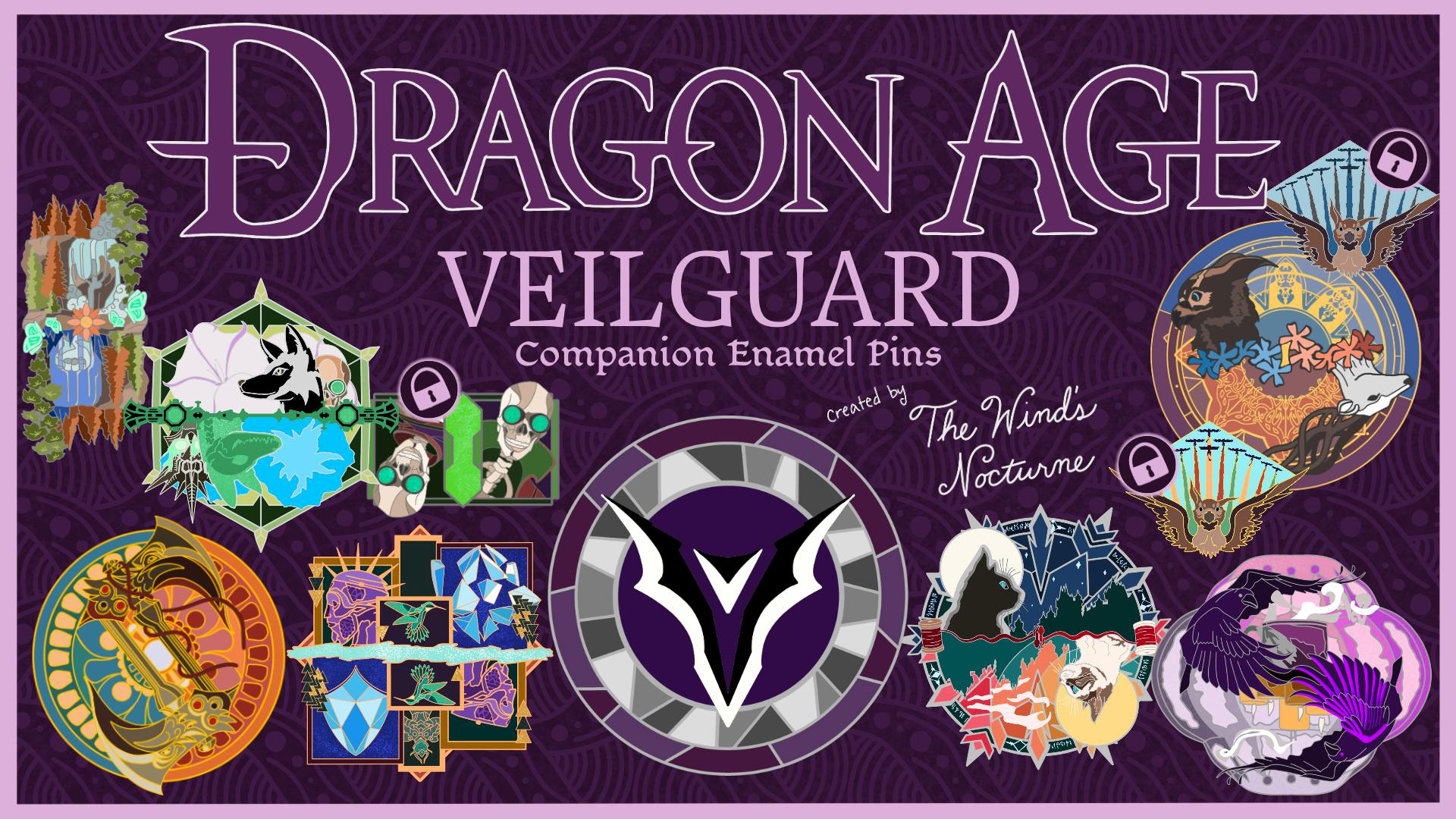 Dragon Age Veilguard Enamel Pins