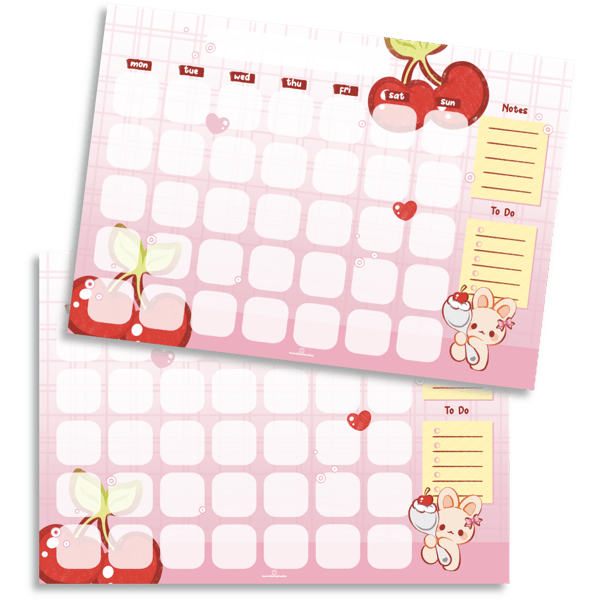 Monthly Planner Notepad