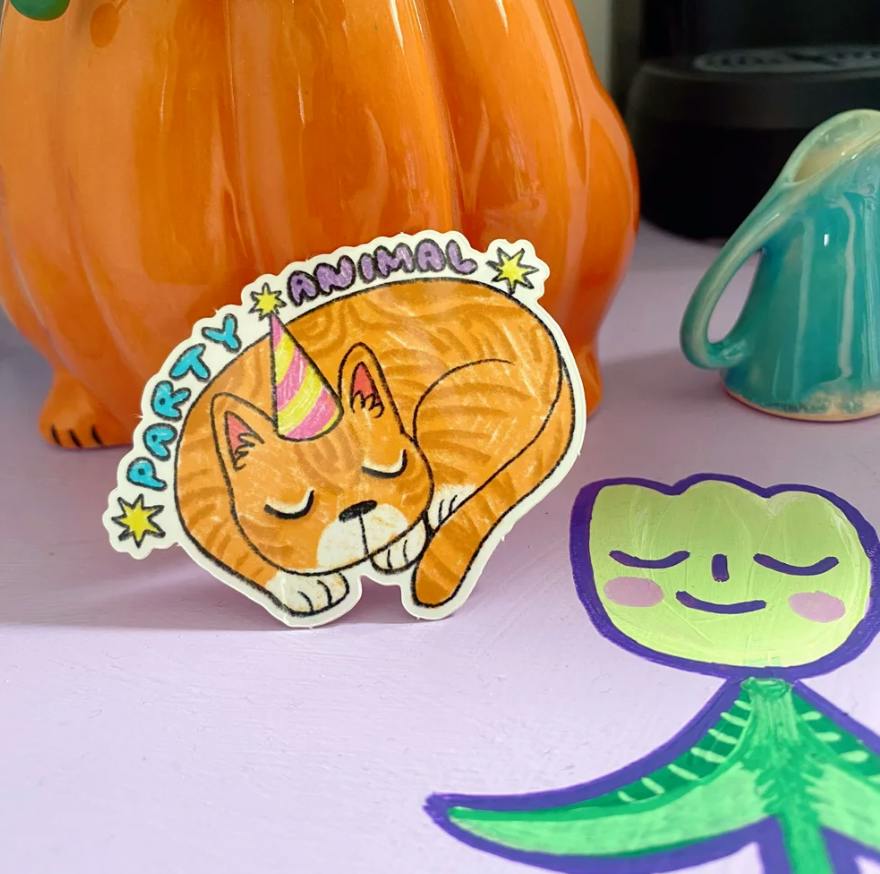 Party Animal Sticker