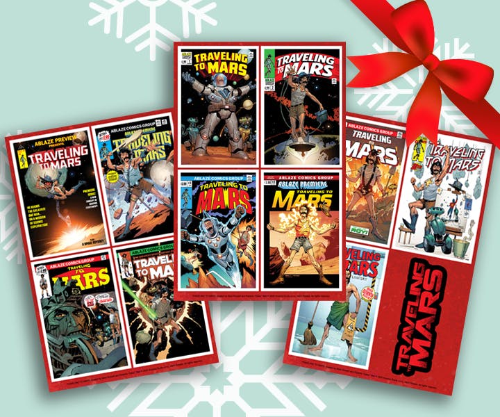 Traveling To Mars HOMAGE Covers Sticker Sheet 3 Pack