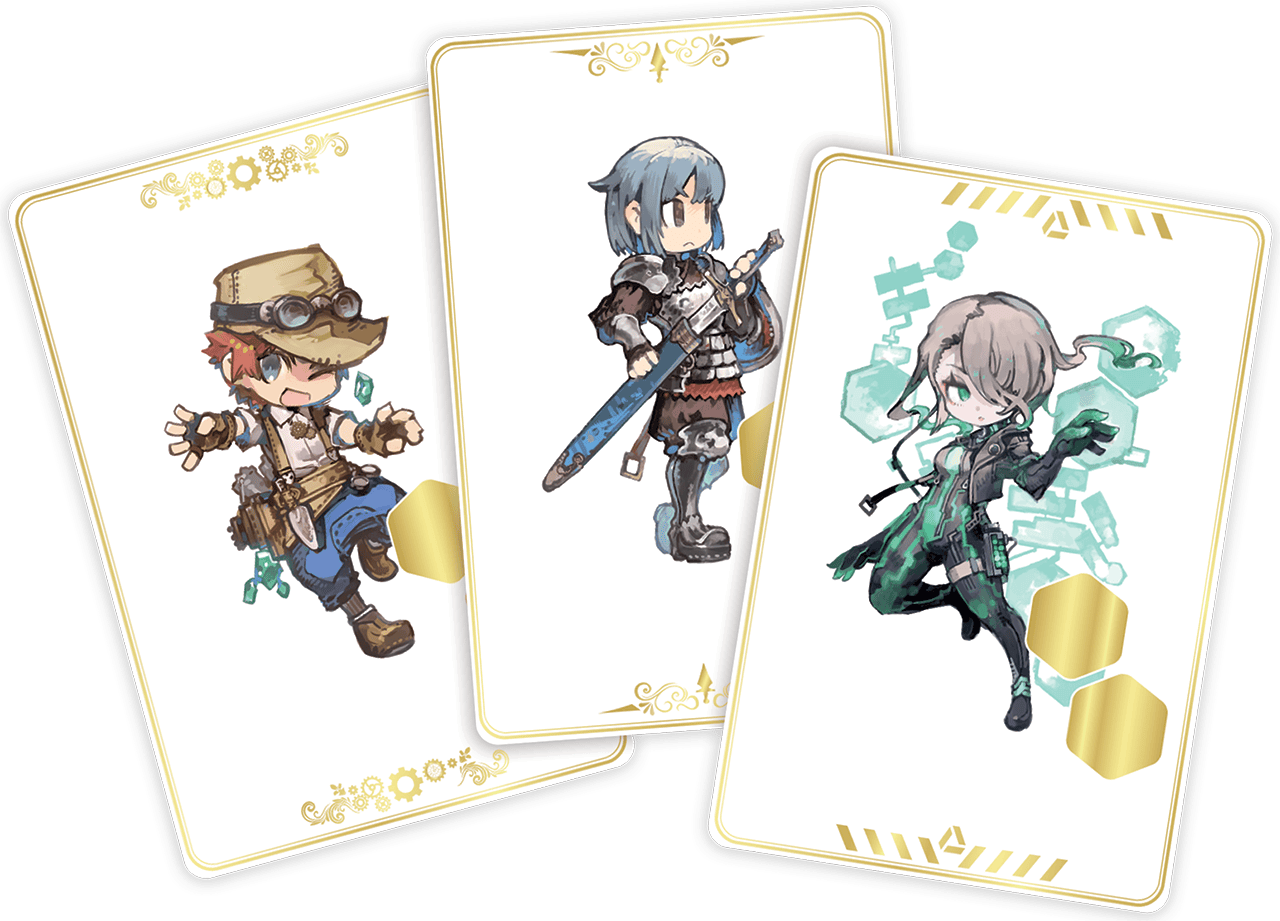 Treasure Box Character cards sample