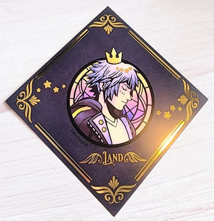 Riku Gold Foil Print