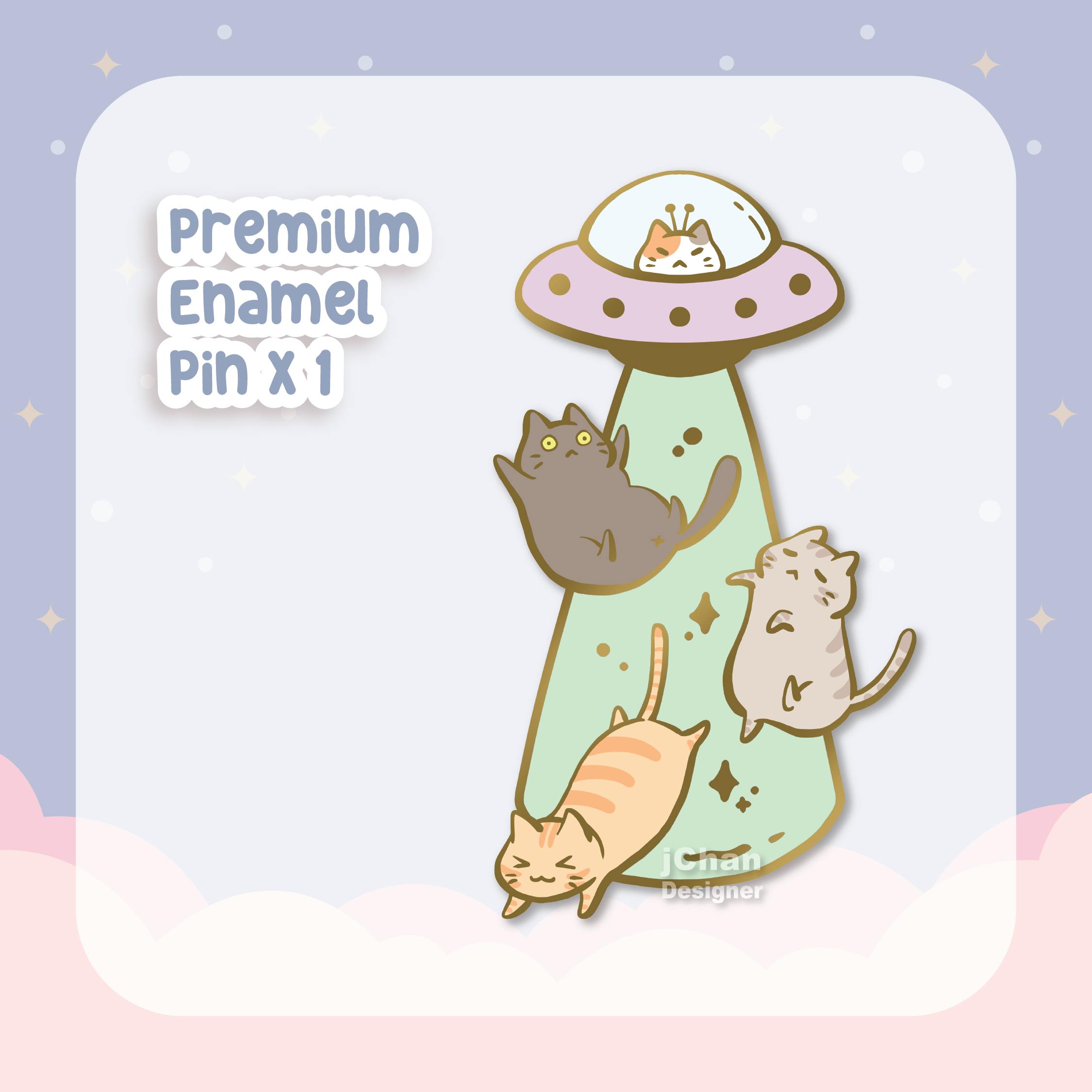 ★ Premium Enamel Pin x 1 ★