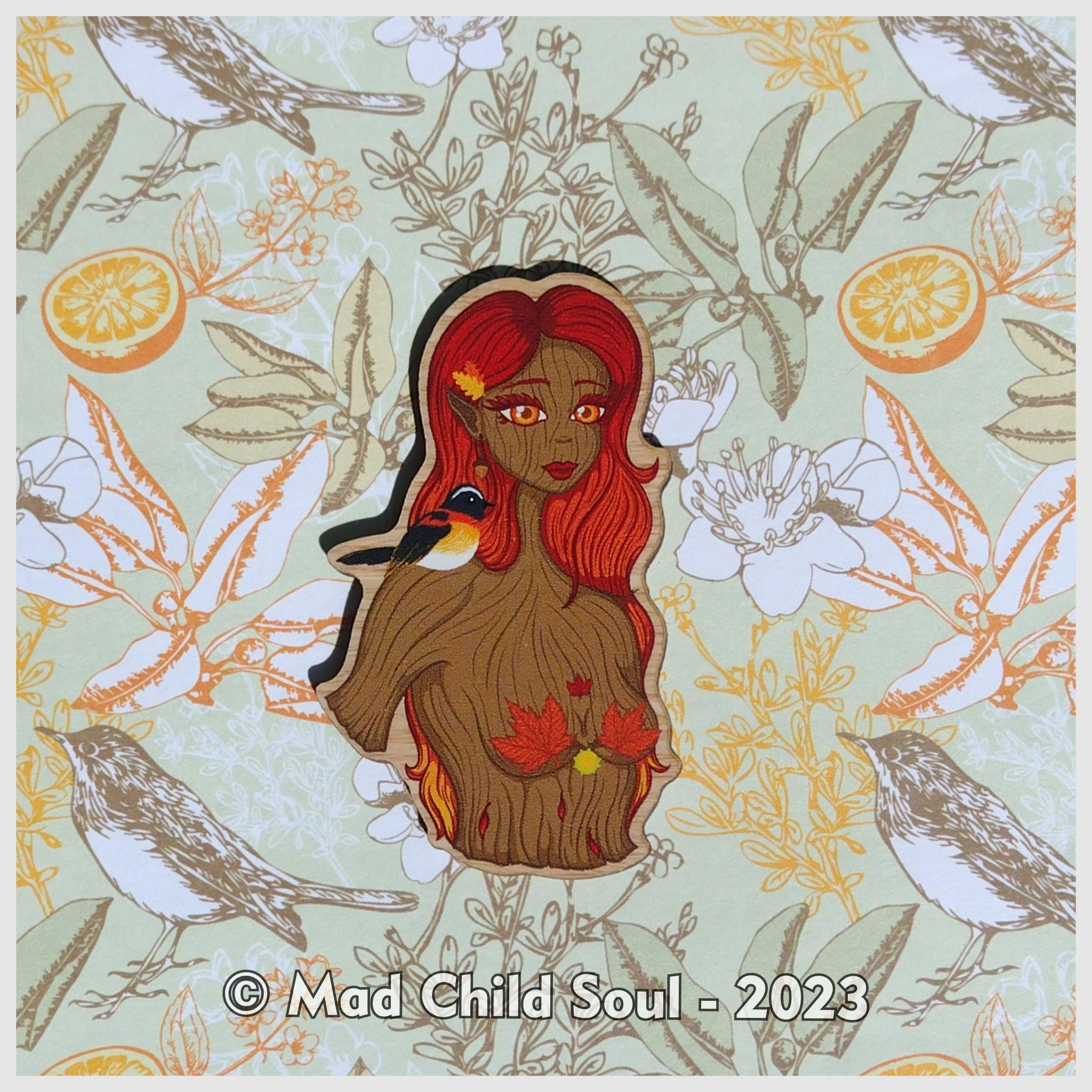 1x PIN : Autumn Dryad