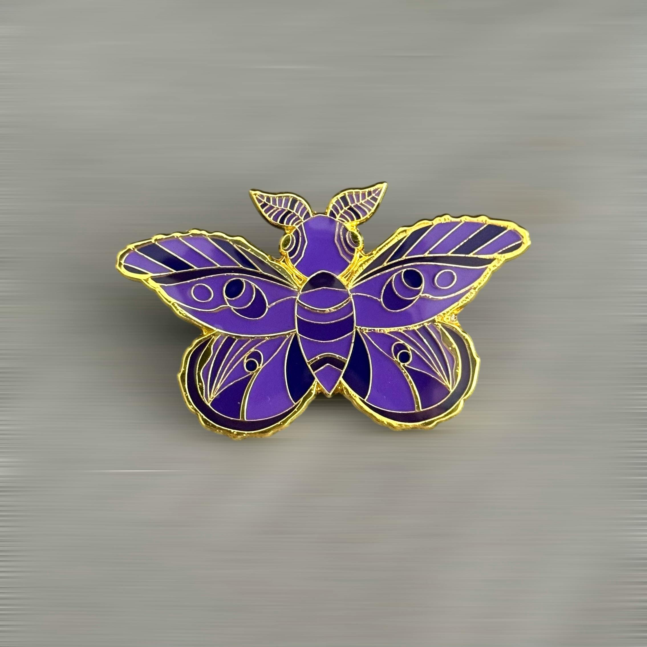 Amethyst Flutter Pin