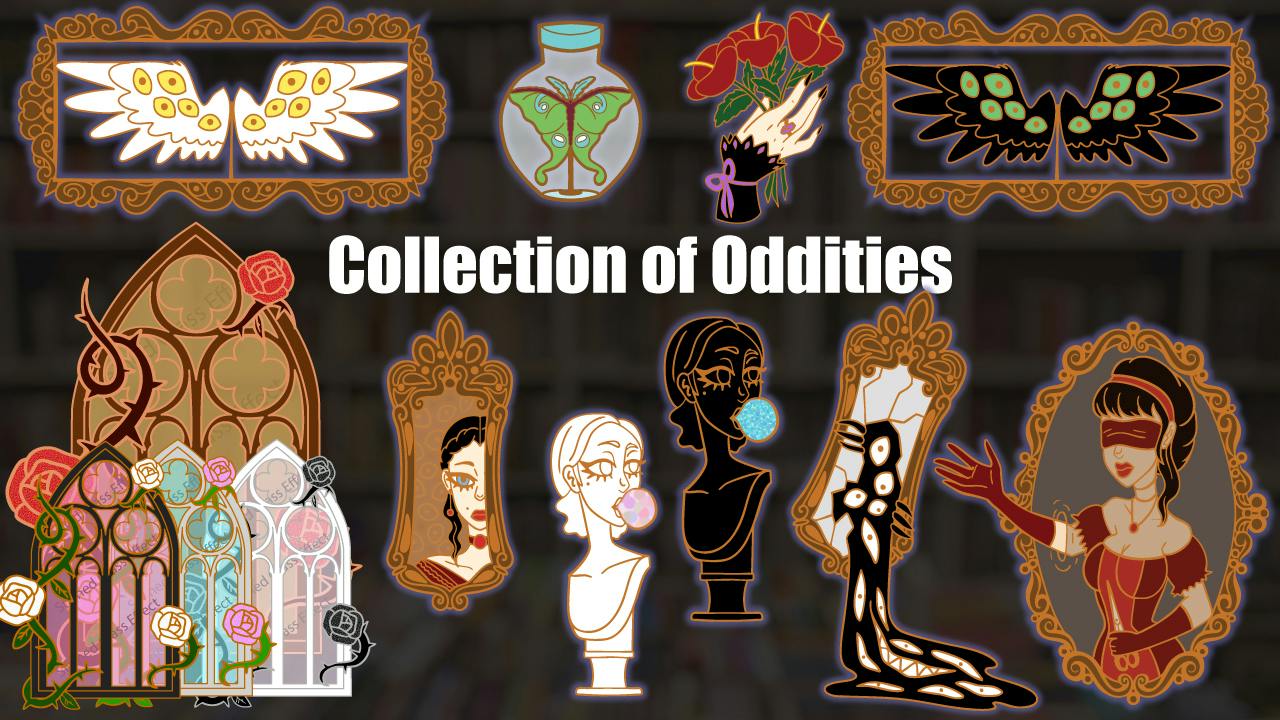 Collection of Oddities Enamel Pins