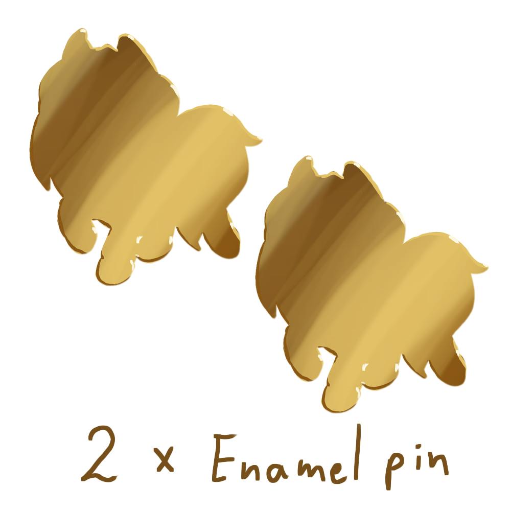 2 Enamel Pins
