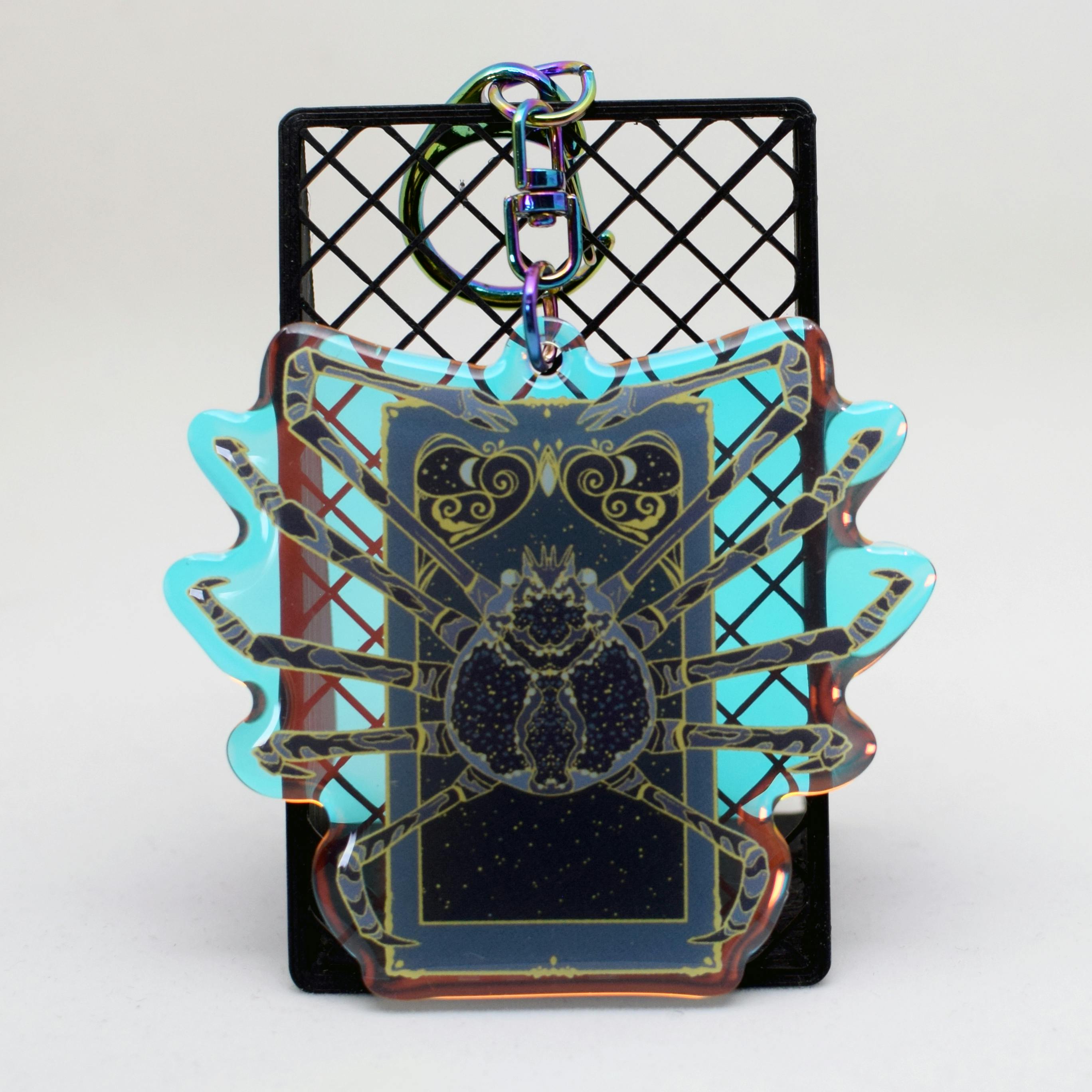 Holo Spidercrab Tarot Keychain	