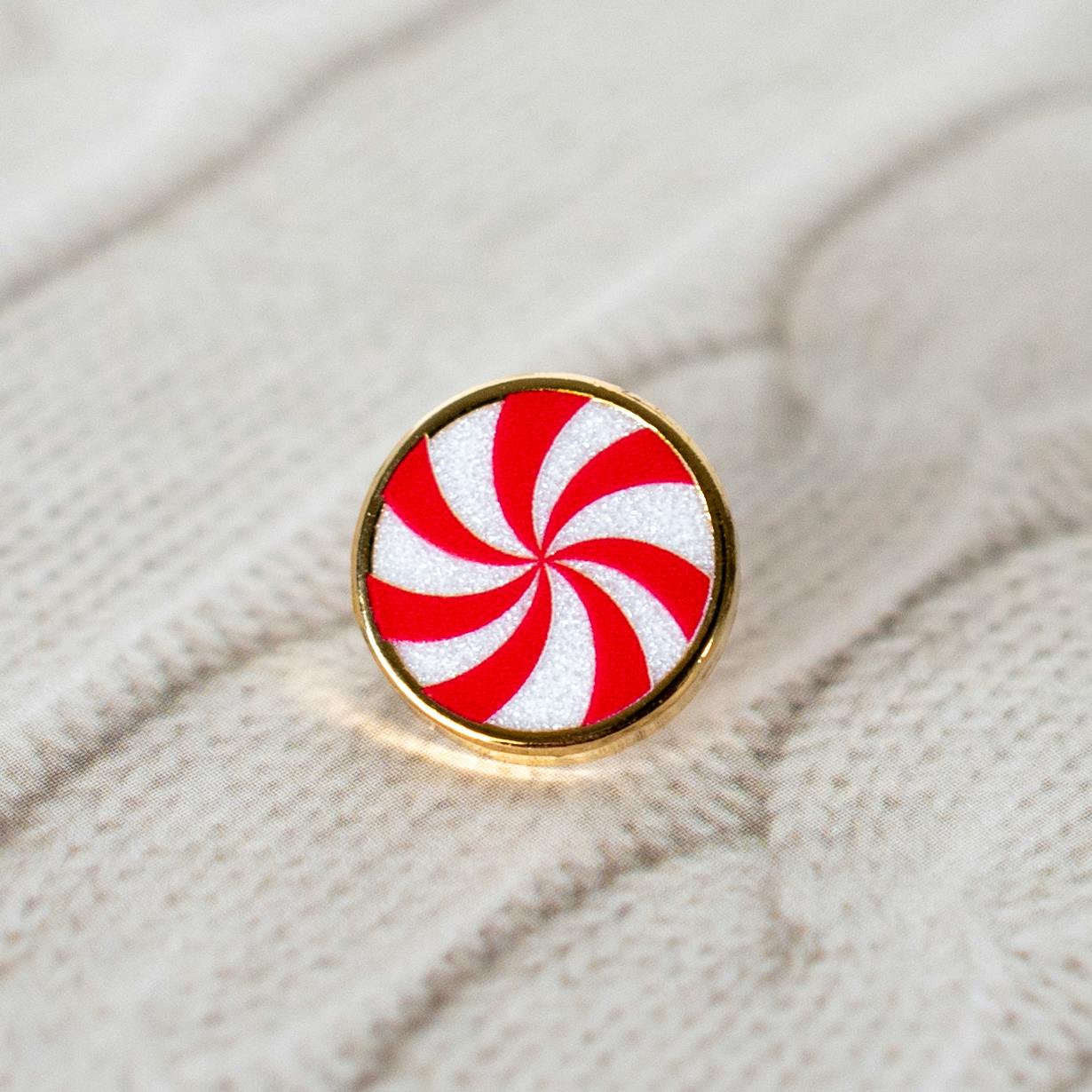Mini Red Peppermint Pin