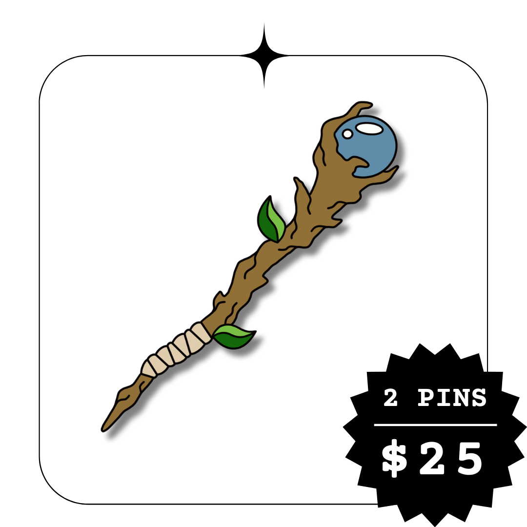 TWO [2] Pins from the Fantasy Series