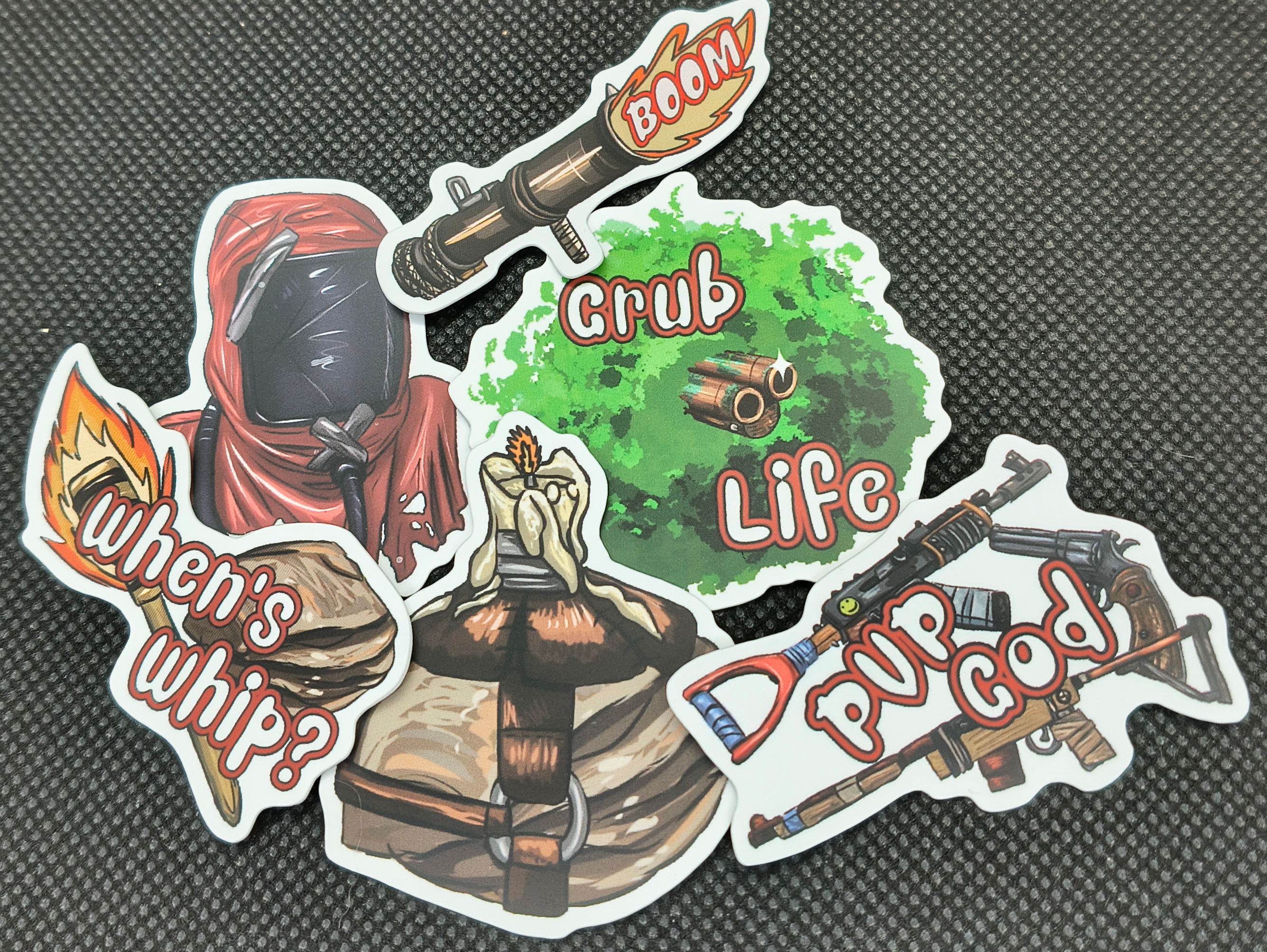 CLEARANCE - Rust themed sticker pack