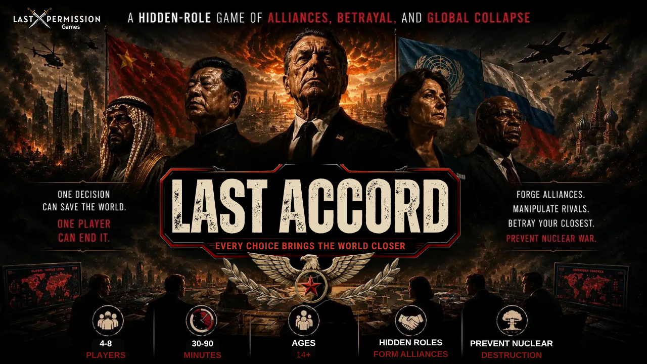 LAST ACCORD — A Hidden-Role Card Game