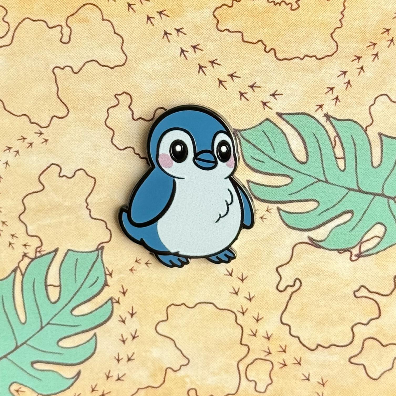 Misprint Penguin Pin