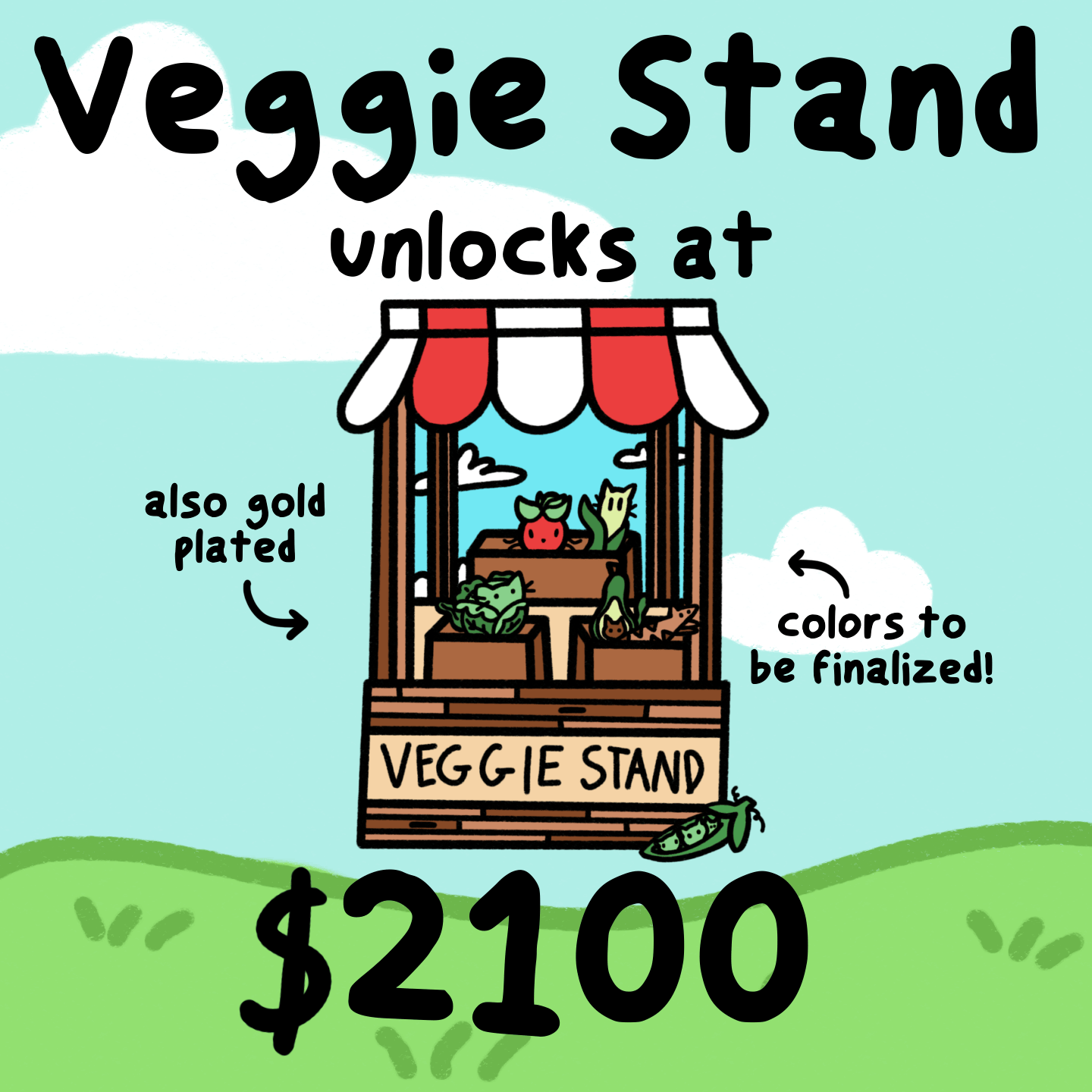 Veggie Stand Unlocked!