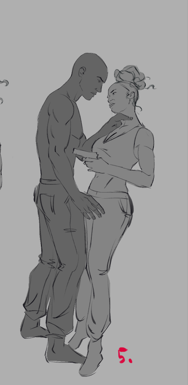 Pose 5 (He'll have his wings in this one too)