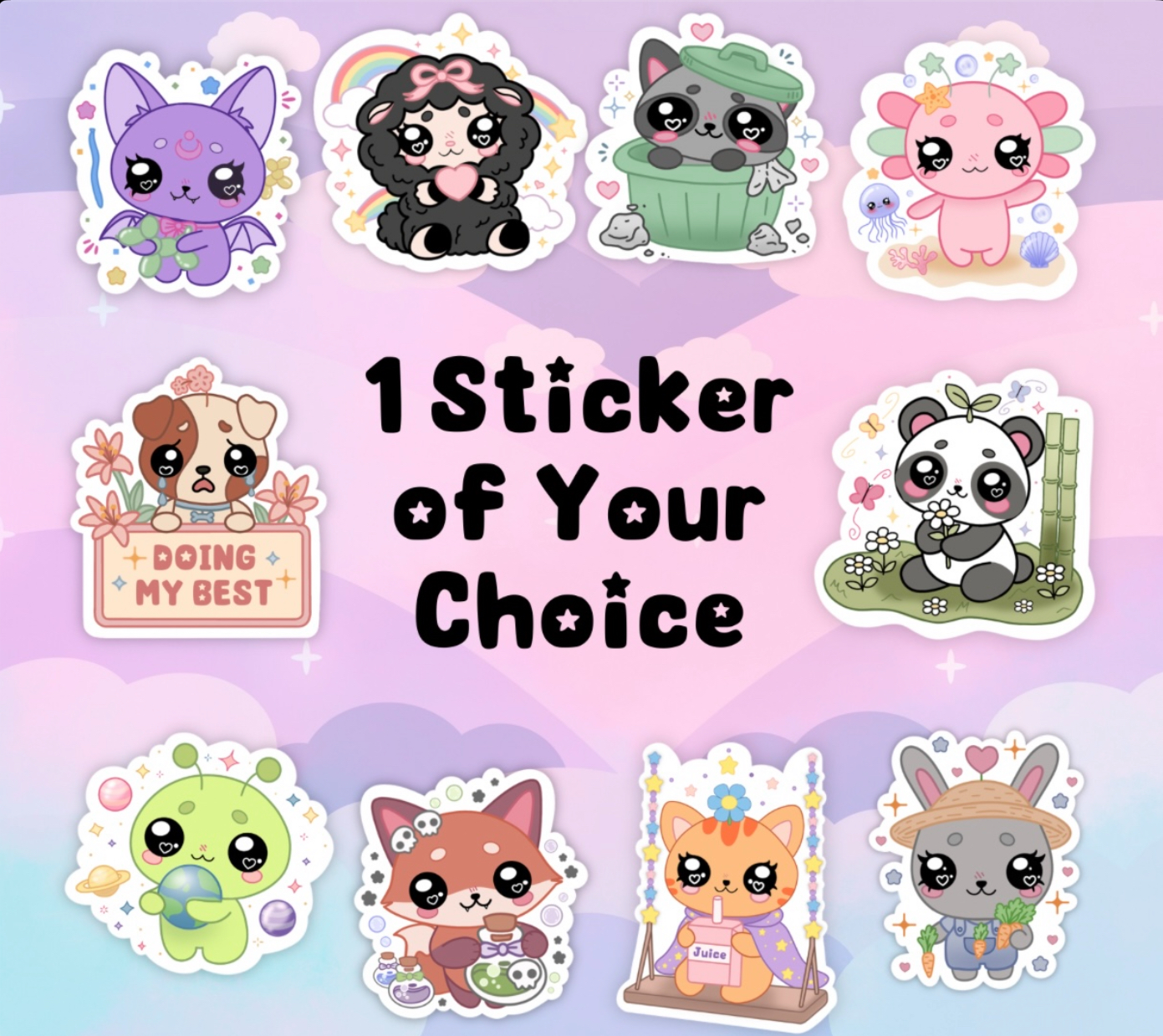1 sticker of your choice