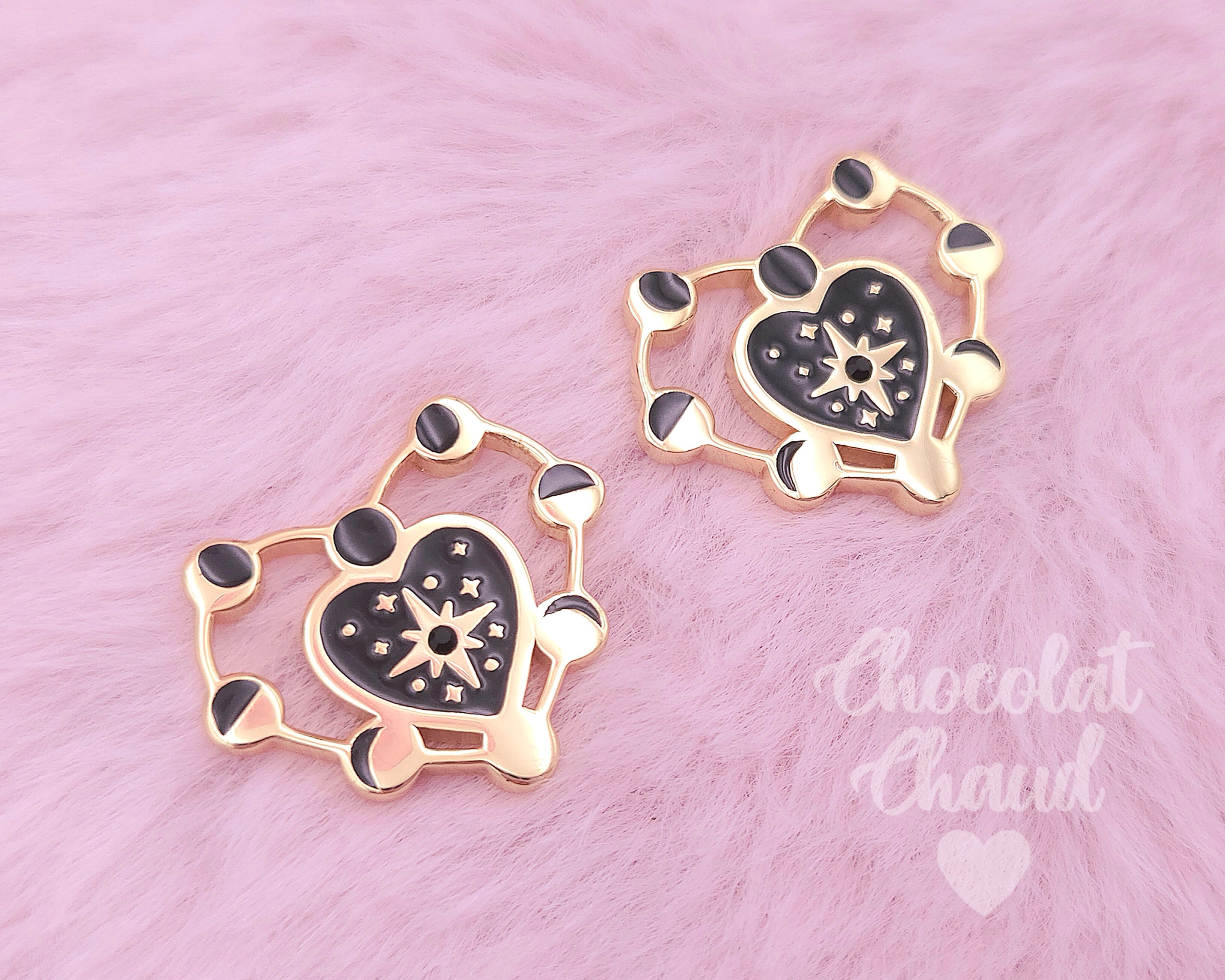 Phases of the Heart Earrings