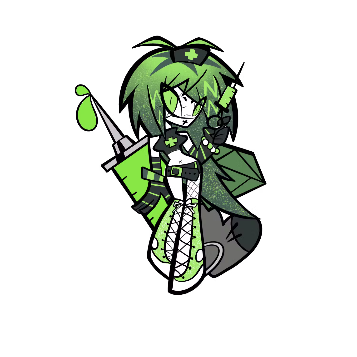 Green Raver Nurse