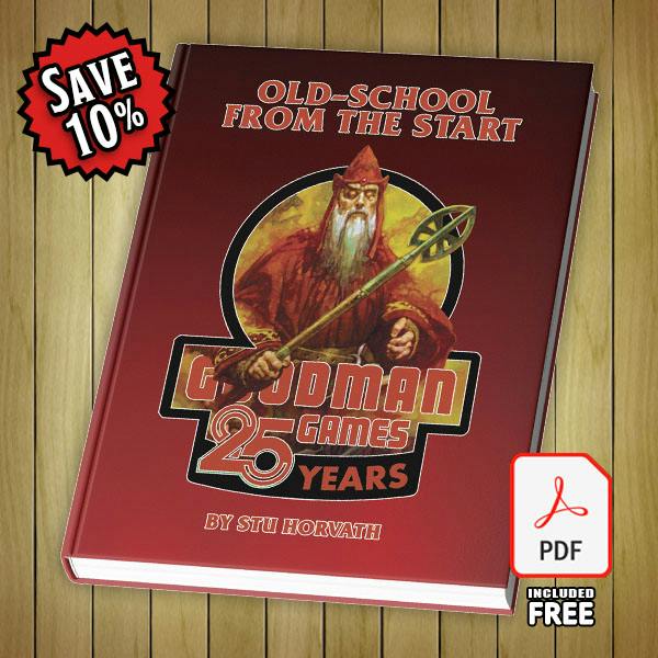 Old-School From The Start: 25 Years of Goodman Games, Sanjulian Cover (Print+PDF)