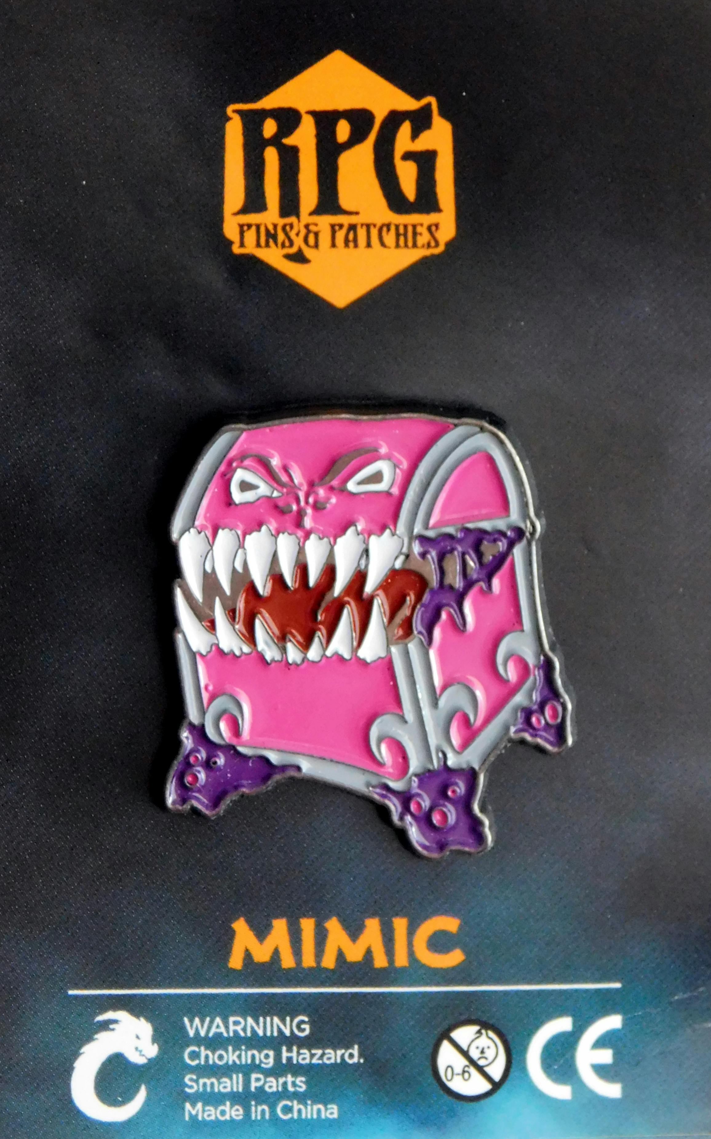 Mimic – Pink enamel pin