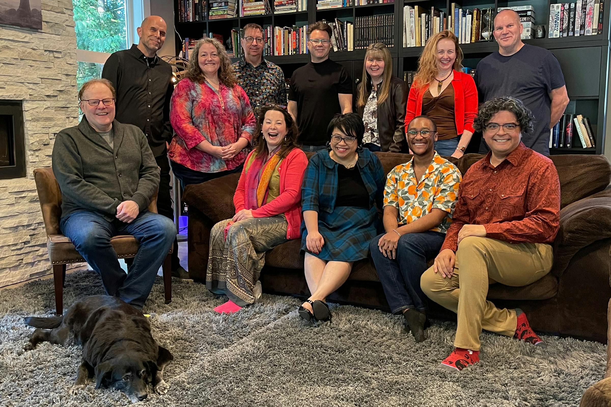 Photo of the MCG team. More about us in the section titled The Amazing Team behind Numenera.