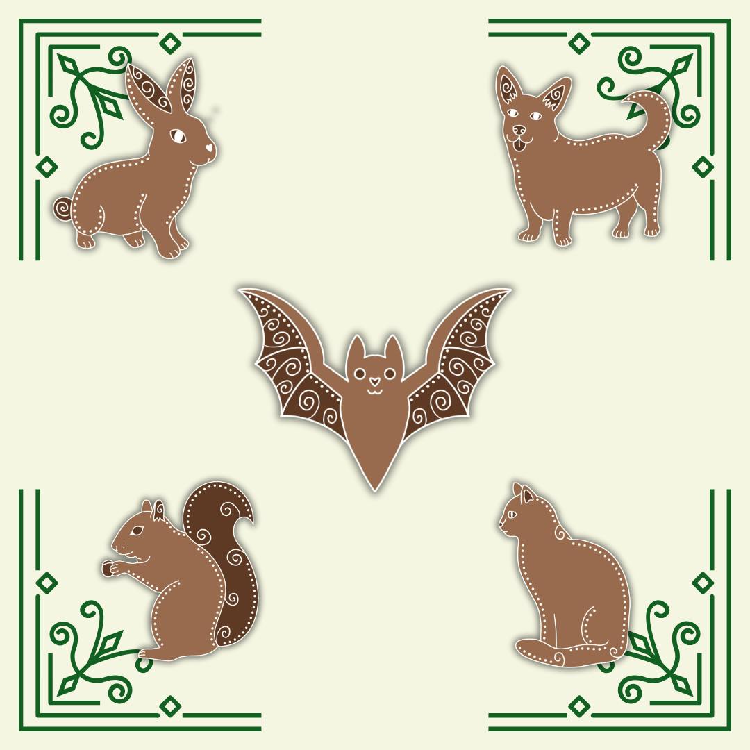 Gingerbread Animal Bundle