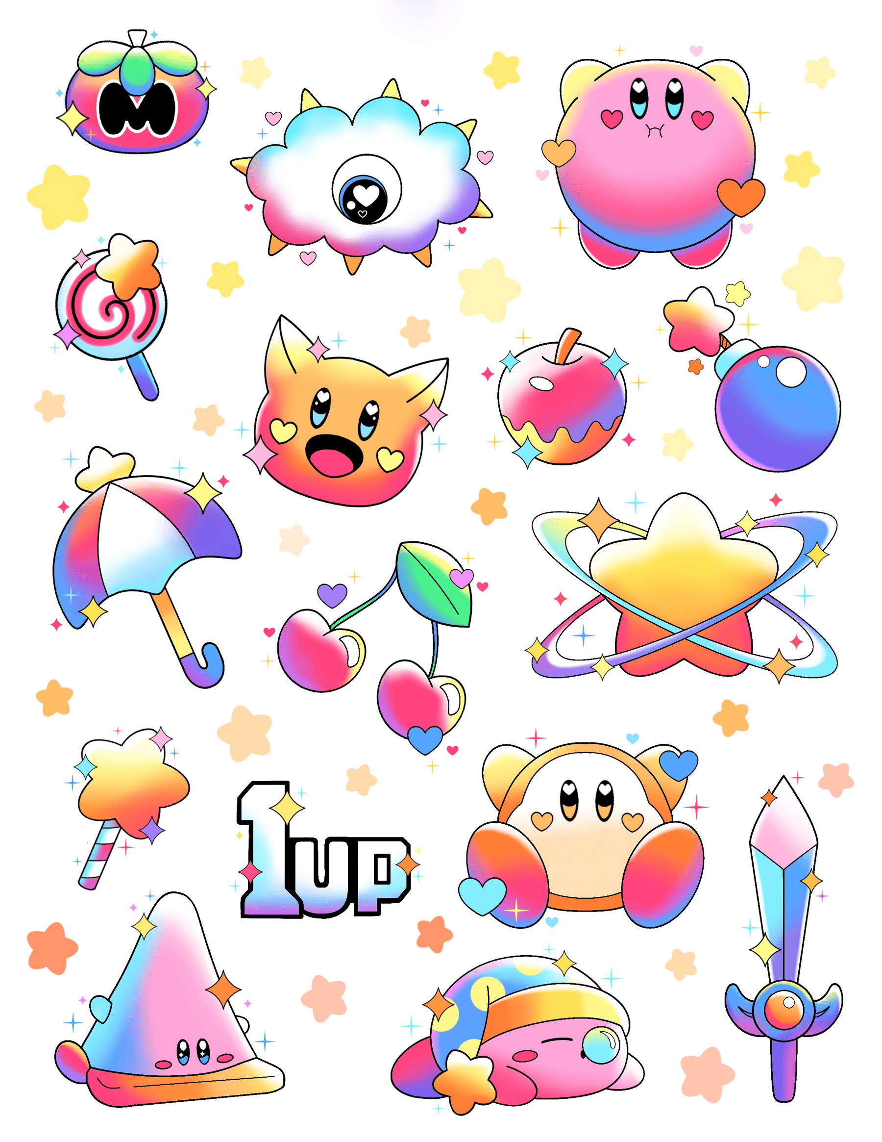 KIRBY FLASH - PRINT