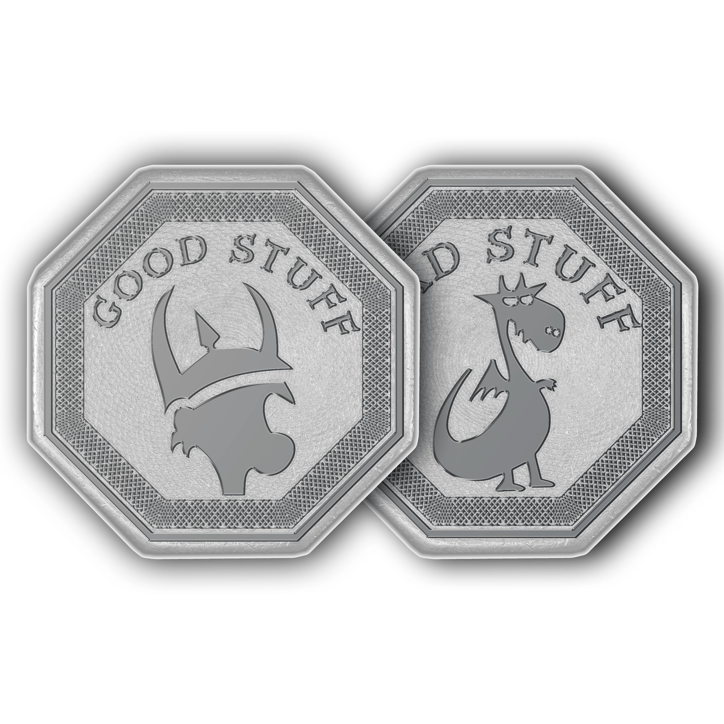 Good Stuff/Bad Stuff D2 Silver Coin