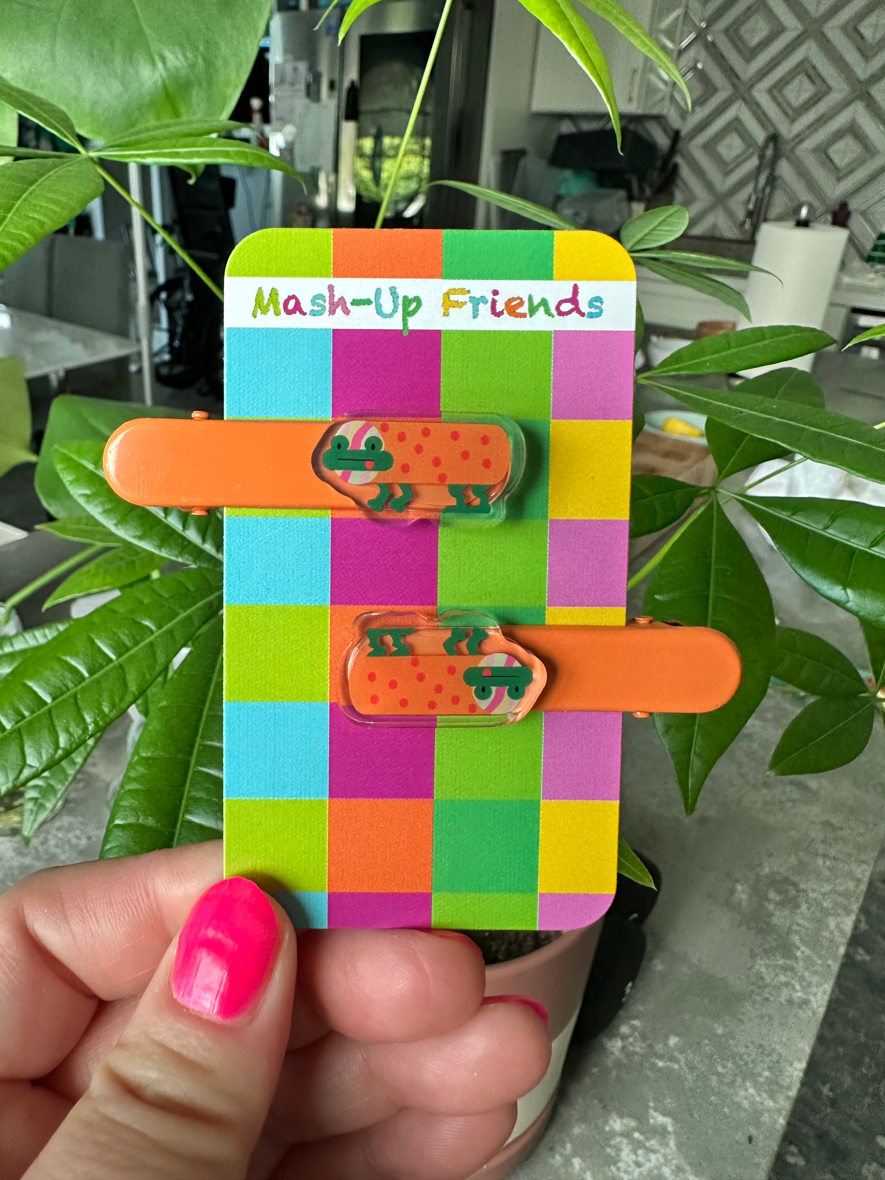 Mash-Up Friends Hair Clips [BURRITOAD]