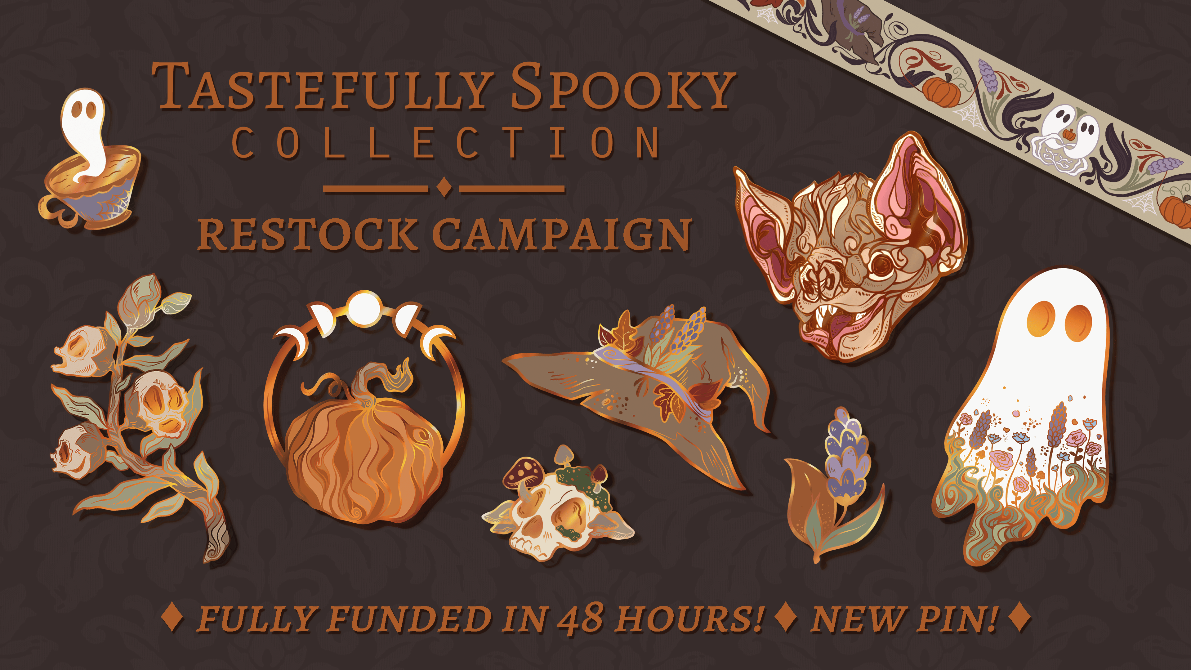 Tastefully Spooky Collection - Restock Project Update: Shipping Update ...
