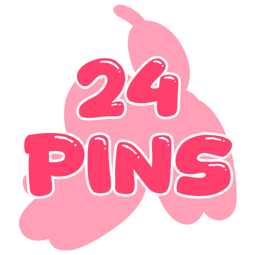 Twenty-Four Pins (Full Set!)