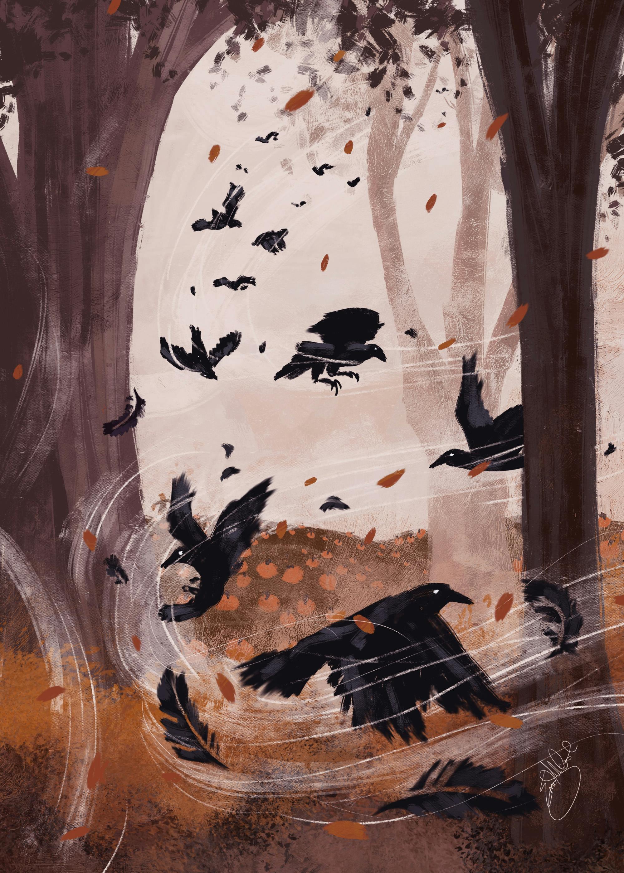 October Art Print