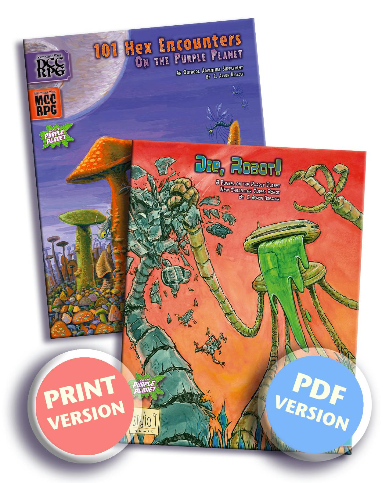 Die, Robot! & 101 Hex Encounters (Print & PDF)