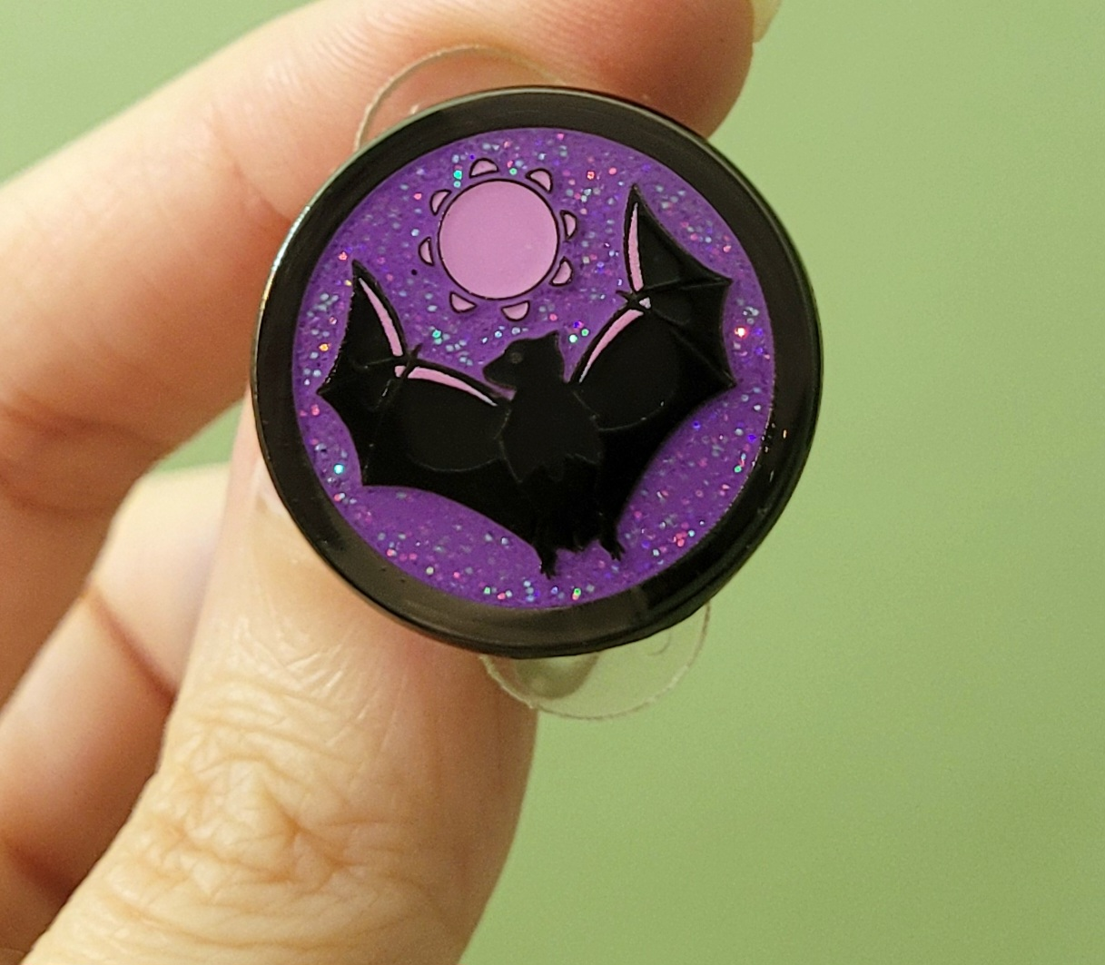 Pastel Goth Bat Coin (Standard Grade)