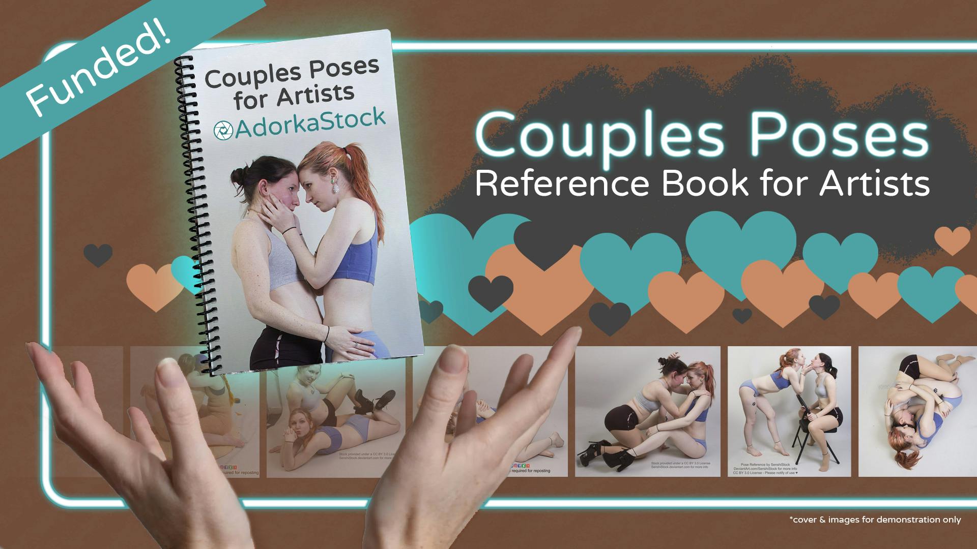 AdorkaStock Couples & Romance Pose References