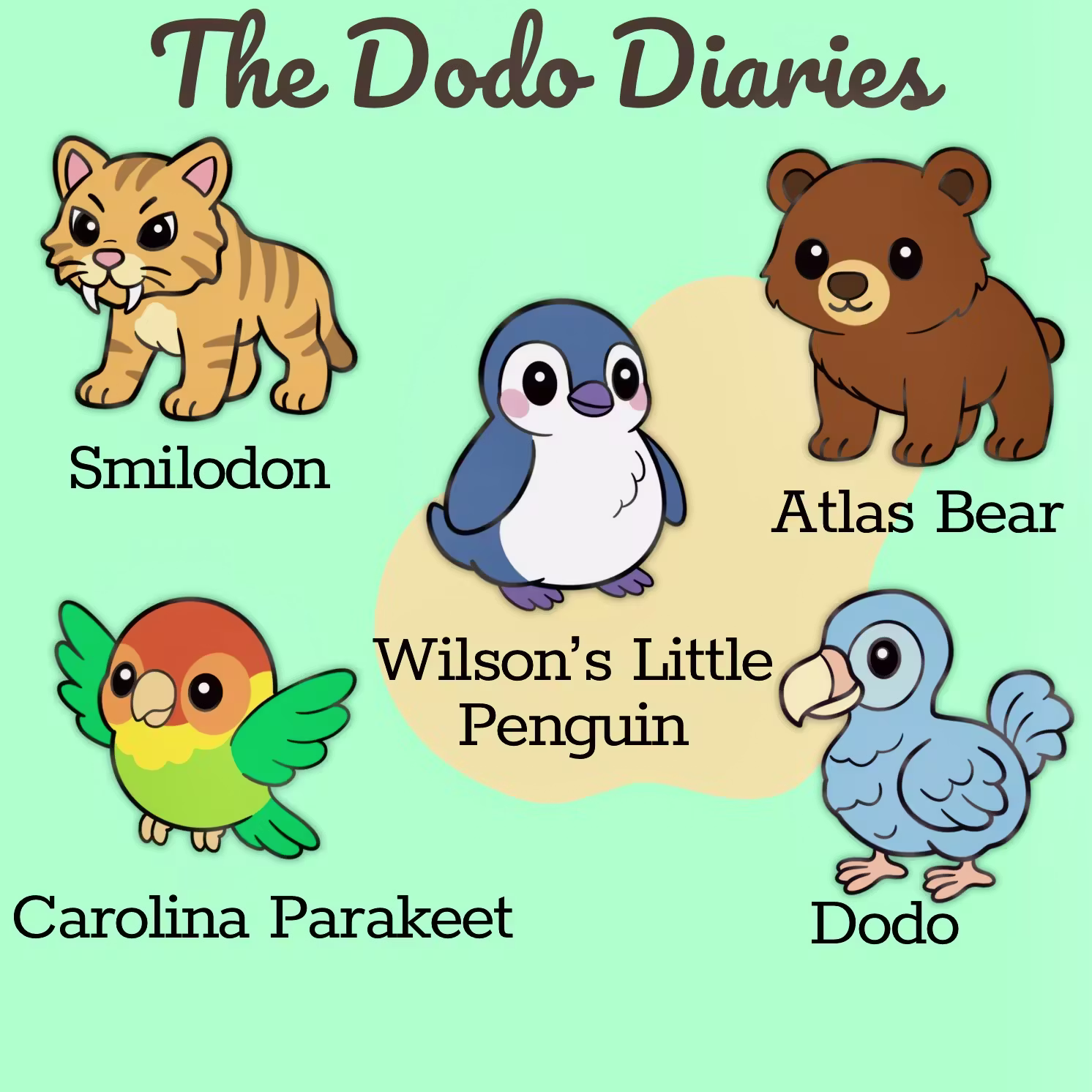 Dodo Diaries Mini Pin Set (5 pins)