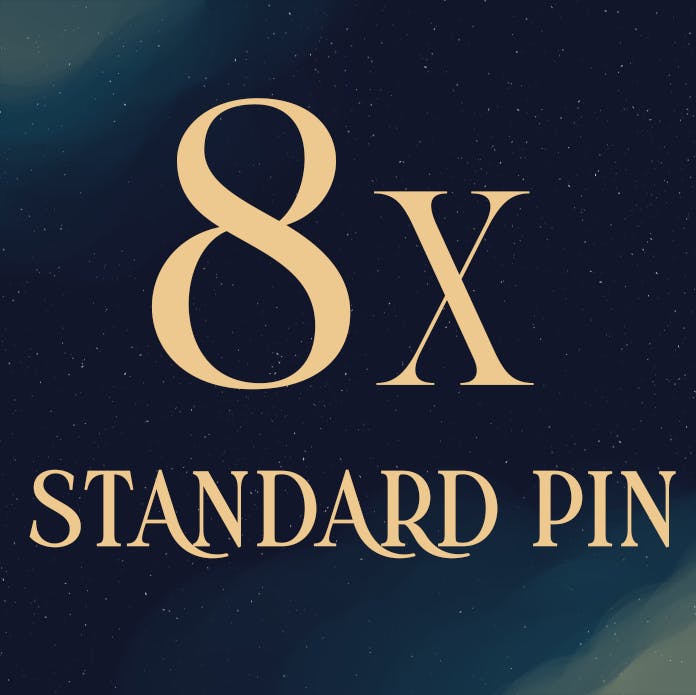 8 Standard Pins (Set)