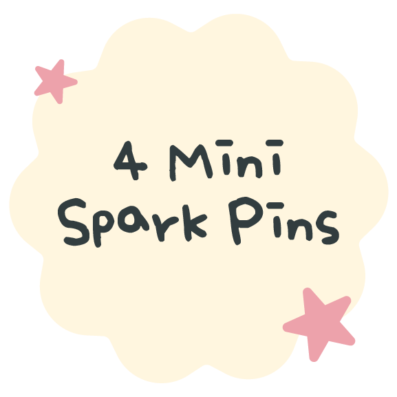 4 Mini Spark Pins