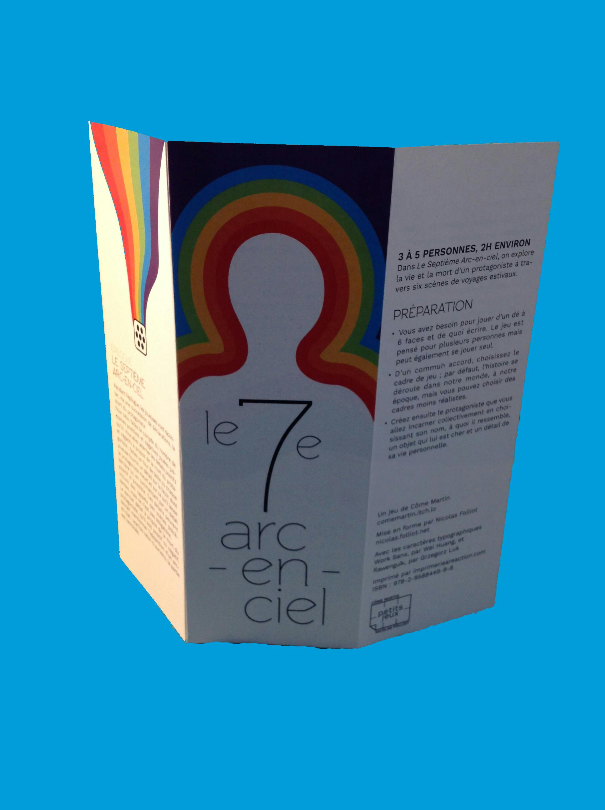 [FR] Un exemplaire imprimé du 7e arc-en-ciel