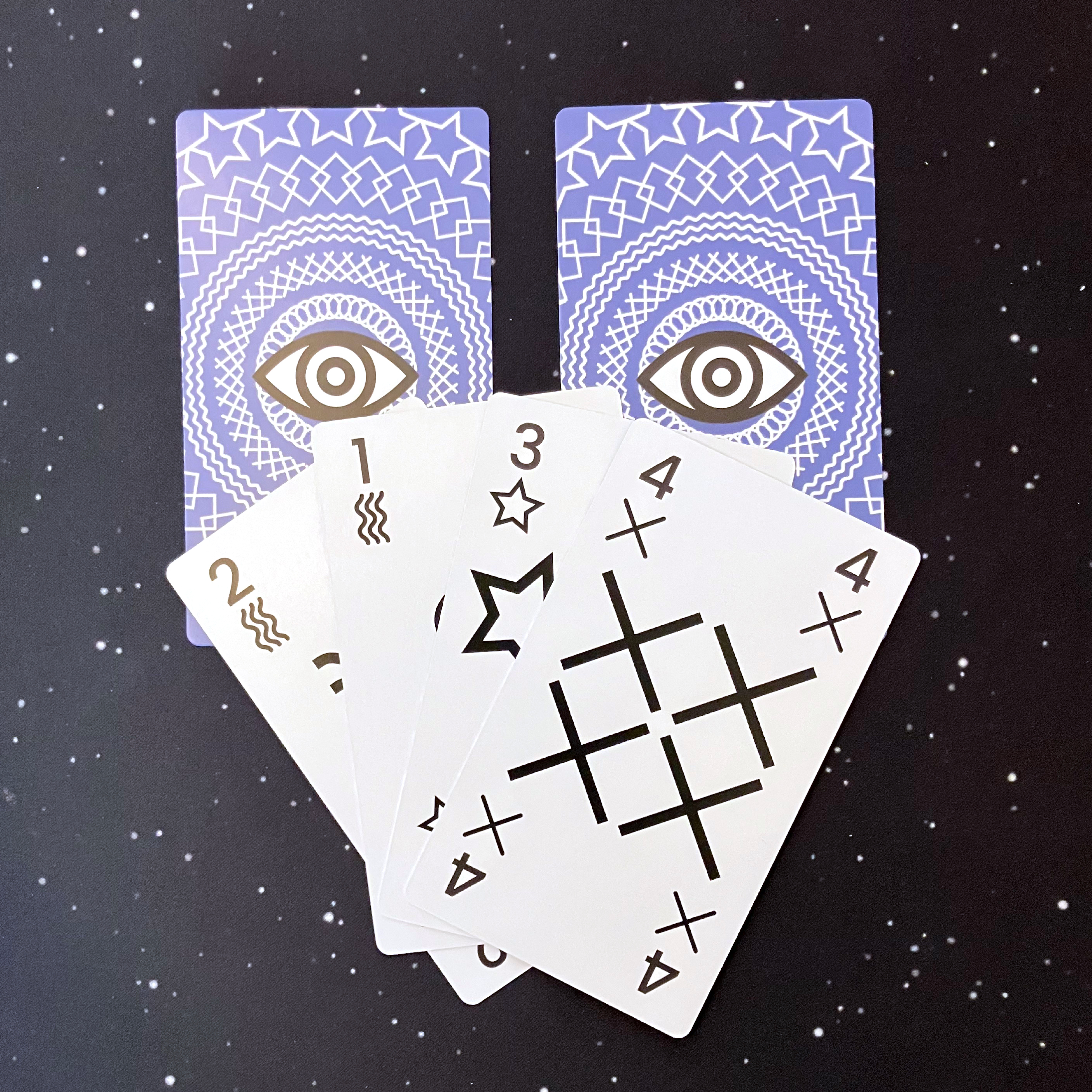 One card for the final trick, one card for the bid. The other 4 are still in hand.