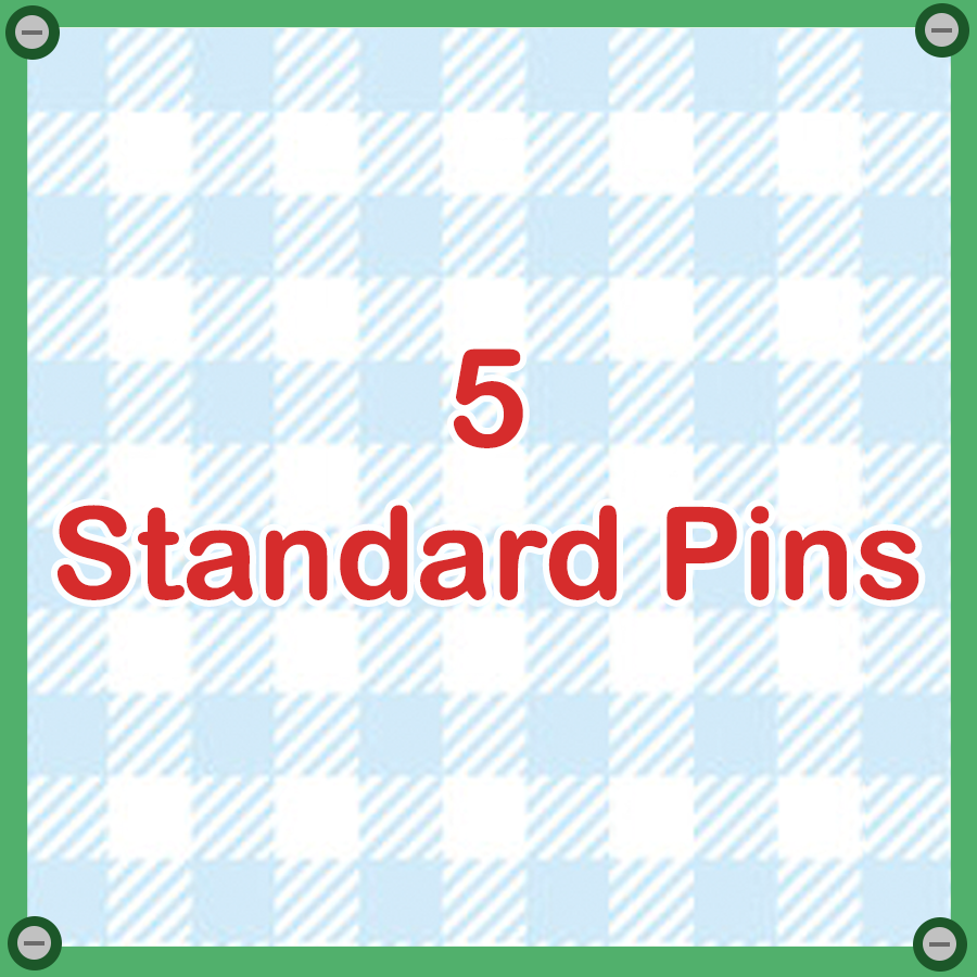 5 Standard Pins