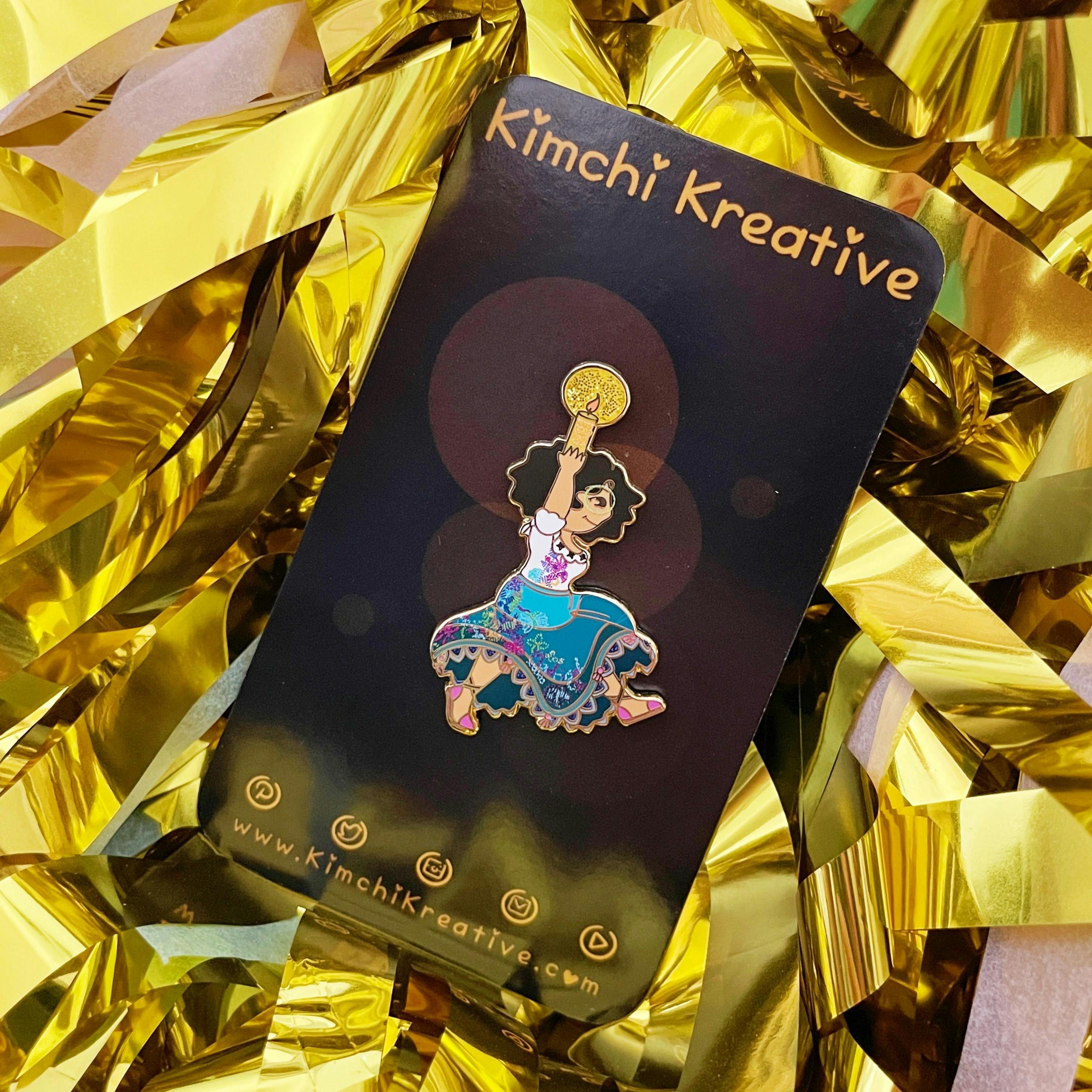 Runaway Candle enamel Pin