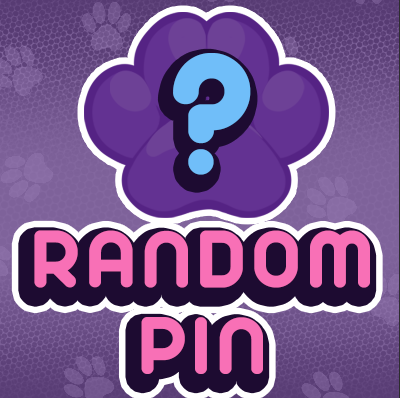 (1) Random/Mystery Paw Pin